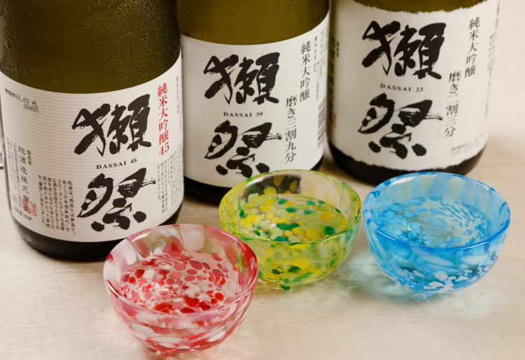 日本酒：獺祭（山口県岩国市・旭酒造）　磨き五割　純米大吟醸